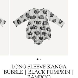 KQ Kanga Bubble black pumpkins 18-24